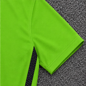 Camiseta de Manga Corta Personalizada para Hombre, de Poliéster y Algodón, Estilo Informal, Transpirable, de Secado Rápido, Tejido de Punto, Color Sólido, Corte Regular - Product Image 3