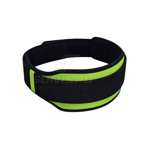 Ceinture de soutien lombaire réglable et respirante pour l'entraînement en force et la musculation, fermeture auto-agrippante unisexe, vert noir - Product Image 4