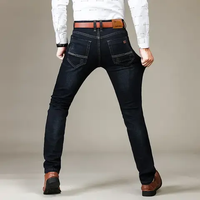 Nouvelle Collection – Jean Droit en Denim Délavé Respirant de Haute Qualité, Écologique, Printemps-Été-Automne, Vente en Gros, Style Business Décontracté