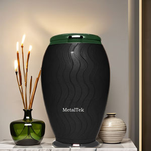 Urna de cremación amarilla para cenizas humanas Múltiples colores Urnas funerarias para adultos de estilo americano Tarro de metal Cenizas Recuerdo Precio al por mayor - Product Image 6