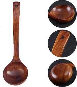 AALIYAN IMPEX-Cucharas de mezcla de madera hechas a mano, mango cilíndrico, cuchara de madera para decoración de cocina, juego de cucharas de bajo costo - Product Image 1