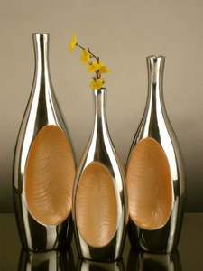 Jarrón de Flores de Aluminio Pulido Hecho a Mano para Mesa y Suelo, Decoración del Hogar, Bodas, Navidad y Celebraciones de Aniversario - Product Image 2