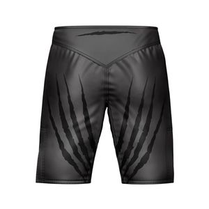 Shorts de combat MMA sublimés de conception personnalisée professionnelle hommes entraînement de Compression respirant Spandex Stretch MMA Shorts - Product Image 2