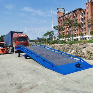 Verzinkte Klappbare Containerrampe mit Hoher Tragfähigkeit zum Entladen von Containern, Hydraulische Laderampe für Gabelstapler - Product Image 6