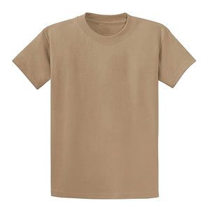 Camiseta de Hombre 100% Algodón Diseño Sólido con Logotipo Personalizado y Tejido de Punto de Color Sólido - Product Image 1