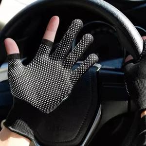 Gants de course en fibre de carbone avec logo personnalisé en fibre de carbone Équipement de moto en cuir de vachette rétro pour l'extérieur Gants respirants - Product Image 6