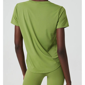 T-shirts de sport d'été amples et décontractés pour le yoga, hauts d'entraînement moulants à manches courtes pour femmes 2026 - Product Image 6