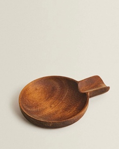 Diseño de impresión esmaltada Cocina Natural Respetuoso con el medio ambiente Accesorios de cocina de madera Soporte de cuchara de madera de acacia Resto de cuchara de madera - Product Image 4