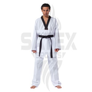 Conjuntos de Uniformes de Taekwondo Hechos a Medida, Alta Calidad, 100% Algodón, Transpirable, Secado Rápido, Ropa de Artes Marciales - Product Image 1