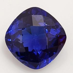 Piedra Preciosa de Corte Cojín de Color Azul, Forma Premium para Joyería, Hecho en China - Product Image 2