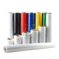 Film d'emballage de palette de barrière de rouleau d'emballage de PVC extensible du fabricant avec l'extensibilité pour l'emballage de sac de fermeture éclair de gelée