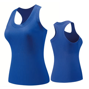 Débardeur de gymnastique de style haut pour femmes col profond haut court marque Vesx grande Performance vente chaude option grande taille - Product Image 1