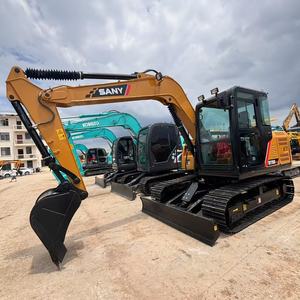 İyi Fiyat Yüksek Kalite Çin Markası Mini Ekskavatör İnşaat Makinesi SANY SY 75C Pro Kullanılmış Paletli Ekskavatör Satılık - Product Image 3
