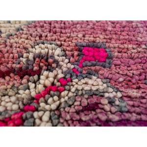 Tapis en laine noués à la main Nuray, motif géométrique rose et violet, design rectangulaire, 9x12, tapis de salon Pae-4561 - Product Image 3