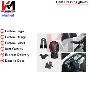 Gants en cuir classiques de qualité supérieure pour les mariages, les soirées et les occasions spéciales Doublure douce Gants de mode en gros - Product Image 5