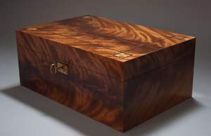 Boîte-cadeau en bois traditionnelle 100% faite à la main et boîte de rangement de bijoux pour la décoration de Noël - Product Image 6