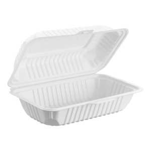 ProTakeOut, [9 x 5] Blanc 1 compartiment, 200 pièces, contenants à emporter avec fermeture à glissière centrale, durables et écologiques, MFPP - Product Image 5