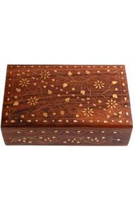 Ornements classiques traditionnels boîte de rangement de bijoux faite à la main personnalisée boîte à bijoux décorative boîte à bijoux de mariage à la maison - Product Image 2