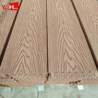 Planches de terrasse en composite solide WPC résistantes au gel et au dégivrage 150x25mm pour extérieur
