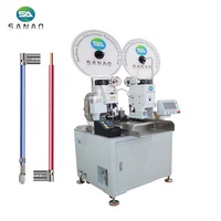 Máquina de crimpado de terminales totalmente automática para cortar, pelar y crimpar cables