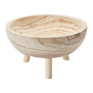 Bols de service polyvalents en bois avec des designs à la mode pour servir des salades de fruits ou des collations lors de rassemblements et d'événements - Product Image 1