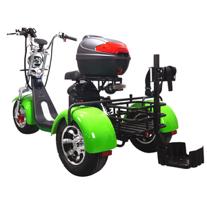 NUEVO Scooter Eléctrico de Tres Ruedas Citycoco con Neumáticos Anchos, 2000W, 60V, con Soporte para Bolsa de Golf, Garantía de 3 Años, Personalización ODM/OEM - Product Image 1
