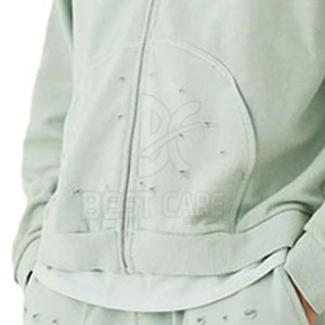 ชุดวอร์มผู้ชายผ้าฝ้ายดีไซน์พิเศษ ทนทาน คุณภาพสูง สไตล์ดิสเทรส - Product Image 4