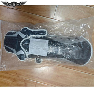 Espinilleras de Artes Marciales Mixtas (MMA) en Color Blanco y Negro, de Cuero PU, con Logotipo Personalizado, Nuevo Modelo, para Kickboxing, Muay Thai y Stand-Up - Product Image 6