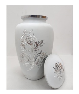 Urna Funeraria Moderna y Elegante Hecha a Mano en América y Europa, de Alta Calidad, de Metal, Grabada a Mano, con Color y Logotipo Personalizables - Product Image 5