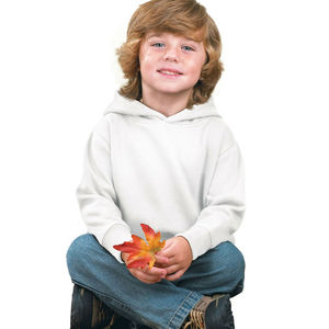 Venta al por mayor nueva moda Unisex pijamas algodón poliéster niños sudaderas con capucha Casual liso teñido invierno pulóver estampado estilo Casual invierno - Product Image 5