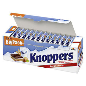 Knoppers al por mayor, obleas blancas y negras con sabor a chocolate negro, 25g, cajas de exhibición de 16 unidades para minoristas especializados a nivel mundial - Product Image 4