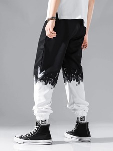 Cotton Wear Men's Sweatpants Solid Color Fashionable Quick Drying Washed Style Men's Pants and <b>Trousers</b> - Product Image 4
