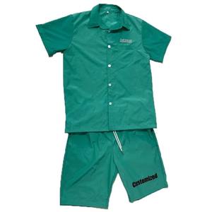 Solid Color <b>Short</b> <b>Sleeve</b> Shirts <b>Shorts</b> Set Hot Selling New Arrival Men Summer Beach Shirt Wear for Men Two Piece <b>Short</b> Set - Product Image 2