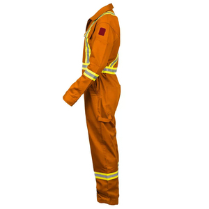 ชุดคลุมป้องกันแบบใช้แล้วทิ้ง ผลิตตามสั่ง ทนความร้อน 800 องศาเซลเซียส ผ้าโพลีเอสเตอร์ ระดับการป้องกันสูง มองเห็นได้ชัดเจน ป้องกันน้ำ ตะเข็บเชื่อม - Product Image 4