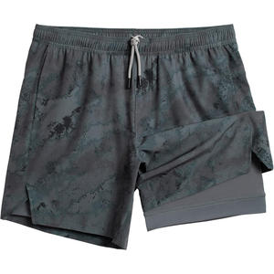 Pantalones cortos gráficos personalizados para hombre con diseño OEM, opciones de marca, etiquetas, etiquetas impresas por sublimación, ropa de verano al por mayor - Product Image 1