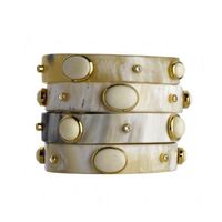 100% Style africain naturel corne de buffle bracelets Bracelet bijoux à prix abordable fabriqué à la main Bracelet Bracelet bijoux de mode