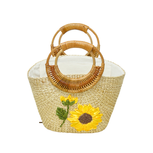 VENTE CHAUDE Le sac de plage parfait: sacs à main en jacinthe d'eau avec charme naturel à bon prix - Product Image 1