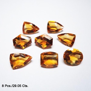 อัญมณีหลวมสีเหลืองมะนาวธรรมชาติเจียระไนแบบแฟนซีเพื่อการรักษาอัญมณีที่ดีสำหรับการส่งออกในราคาจำนวนมาก - Product Image 1