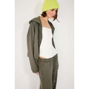 Sudadera con Capucha y Cremallera de Tela Modal Suave al Tacto - Product Image 5