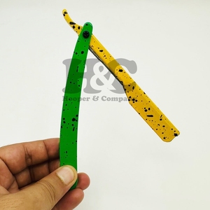 Rasoir droit de haute qualité à double tranchant en acier inoxydable pour barbier, conception personnalisée, utilisation en salon, durable pour le visage - Product Image 1