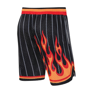 Vêtements de rue actifs amidonnés salle de sport séchage rapide 100% polyester 5 pouces personnalisé hommes Sublimation logo short en maille respirant - Product Image 3