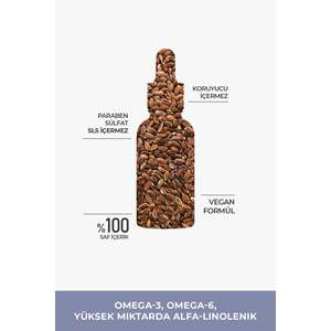 Huile de lin pure à 100 % PROCLS, huile essentielle de Linum Usitatissimum, 30 ml, Turquie - Product Image 2