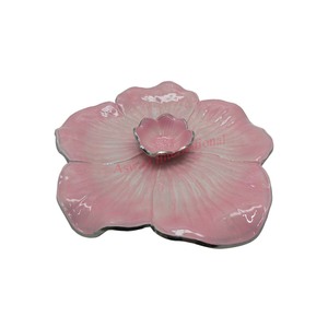 Haute qualité dernière conception fleur oeuvre métal plateau de service ustensiles de cuisine personnalisables à vendre - Product Image 1