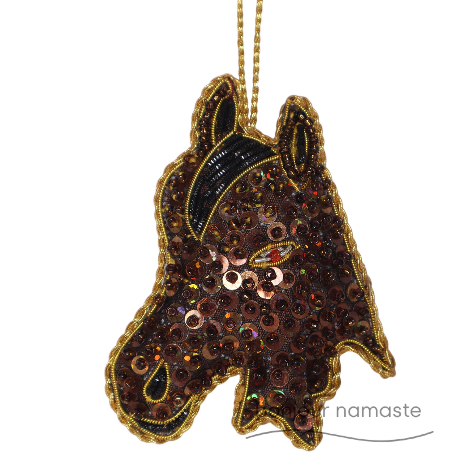 Multicolor (brown, black and gold) - Free to customize