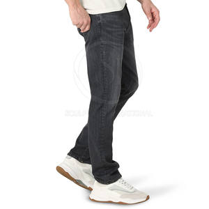 Pantalon en jean sur mesure pour hommes Style unique de rue haute avec taille moyenne Nouveau design Salopette Vente en ligne - Product Image 2