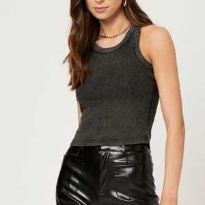 Venta caliente mujeres cuello cuadrado básico Racerback camiseta sin mangas ropa de Yoga activa sin mangas entrenamiento deporte gimnasio camisetas sin mangas mujeres 2025 - Product Image 1