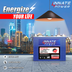 Batterie de stockage d'énergie solaire Innate12v 180AHC10, durée de sauvegarde prolongée, capacité de charge rapide, cycle de vie élevé, faible entretien - Product Image 5