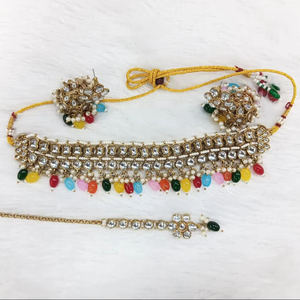 Elegante Juego de Pendientes de Perlas de Imitación Chapadas en Oro, Sofisticados para Novias, Bodas, Recepciones y Ceremonias Tradicionales - Product Image 1