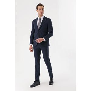Abito Slim Fit 6 Drop in lana parlamentare da uomo
