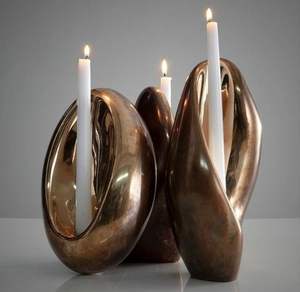 Antique Finish Metal <b>Candle</b> Holder <b>Candle</b> <b>Stand</b> for Lighting and Home Decoration Set Stylish Decorative <b>Candle</b> Jar Holder - Product Image 1